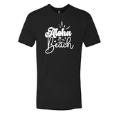 Men’s "Aloha Beach" Graphic T-Shirt – Soft Cotton Blend, Casual Island Style